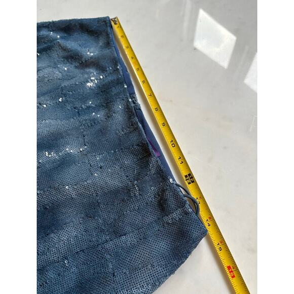 Ralph Lauren Collection Purple Label Embellished Tulle Pencil Skirt Sequin Wrap - Picture 6 of 11